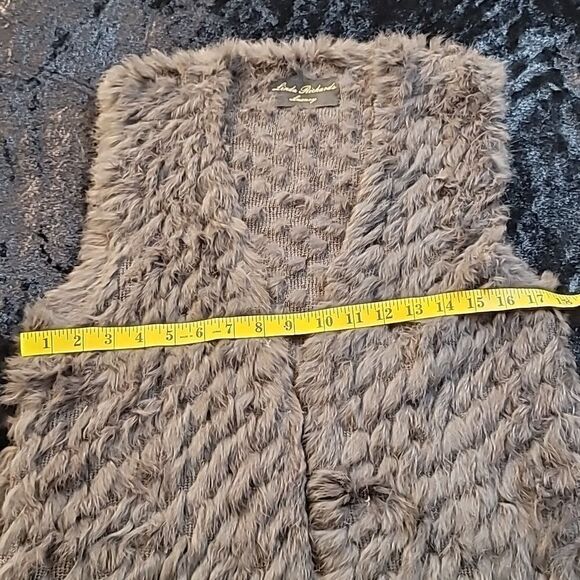 Linda Richards Luxury Rabbit Fur Vest Sweater - Picture 7 of 10